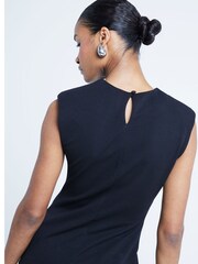 River Island Black Ruched Mini Dress - Image 3 of 4