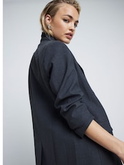 River Island Grey Tailored Blazer - Image 3 of 4