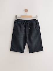 Mid Blue/Black Bermuda Pull On Denim Shorts 2 Pack (3-16yrs) - Image 2 of 6