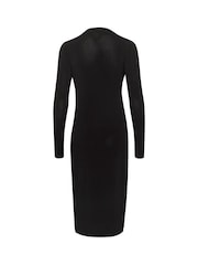 Kaffe KAaida Cowl Neck Slim Fit Jersey Kaffe Dress - Image 5 of 5