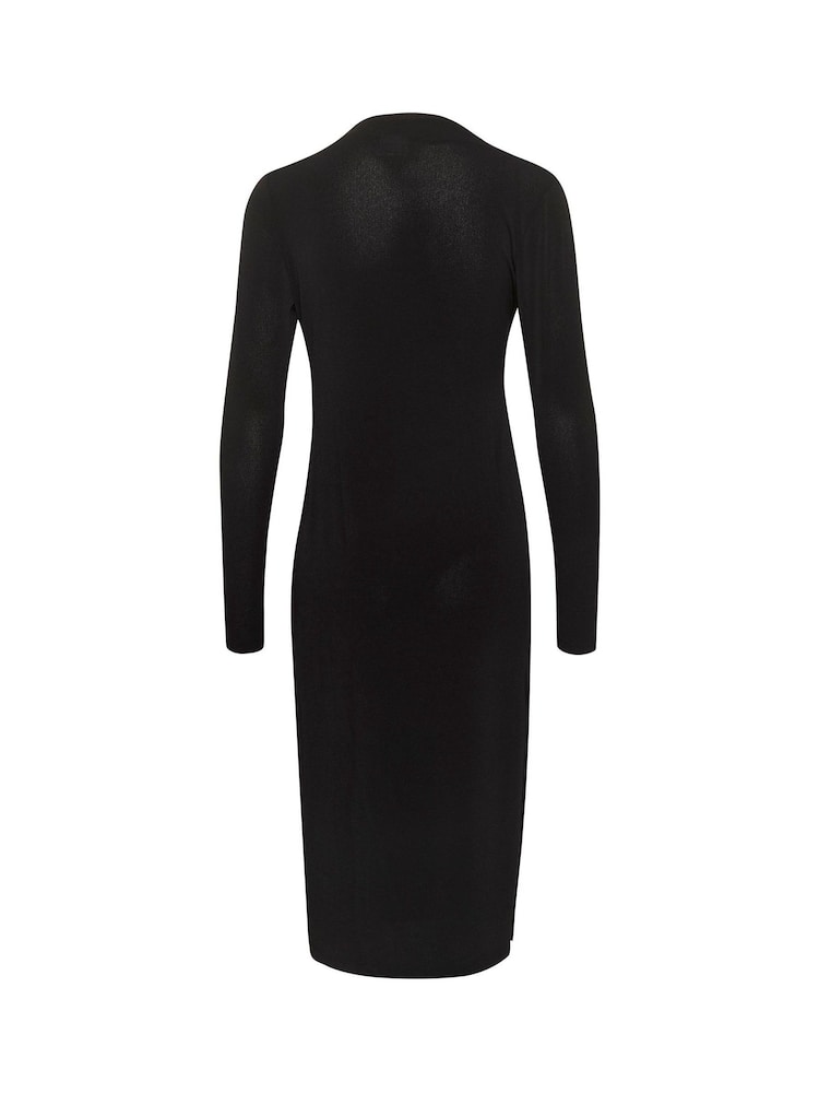 Kaffe KAaida Cowl Neck Slim Fit Jersey Kaffe Dress - Image 5 of 5
