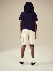 Ecru Graffiti Printed Single Cargo Shorts (3-16yrs) - Image 3 of 8