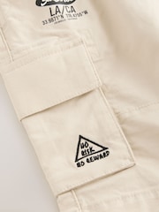 Ecru Graffiti Printed Single Cargo Shorts (3-16yrs) - Image 8 of 8
