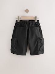 Black 3D Pocket Cargo Shorts (3-16yrs) - Image 6 of 8