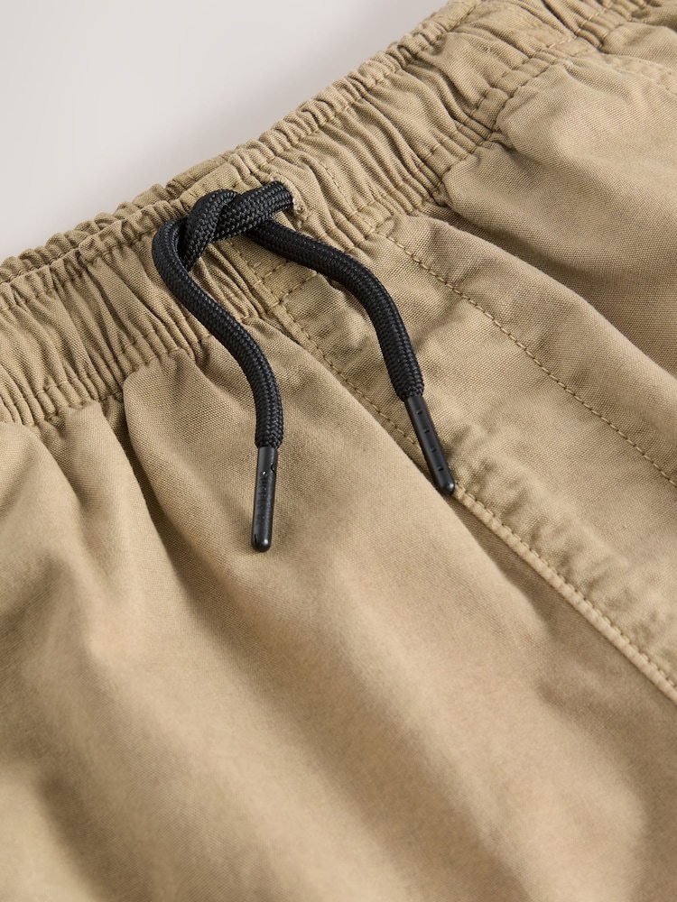 Tan Brown Baggy Pocket Cargo Shorts (3-16yrs) - Image 3 of 4