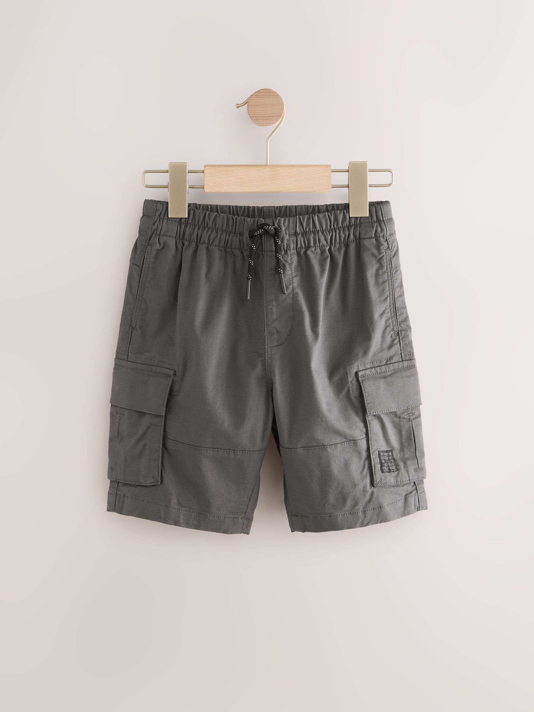 Buy Khaki/Charcoal Grey 2 Pack Cargo Shorts (3-16yrs) from