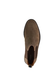 Braun - Dune London Cheltenham gebürstete Chelsea-Stiefel - Bild 2 von 5