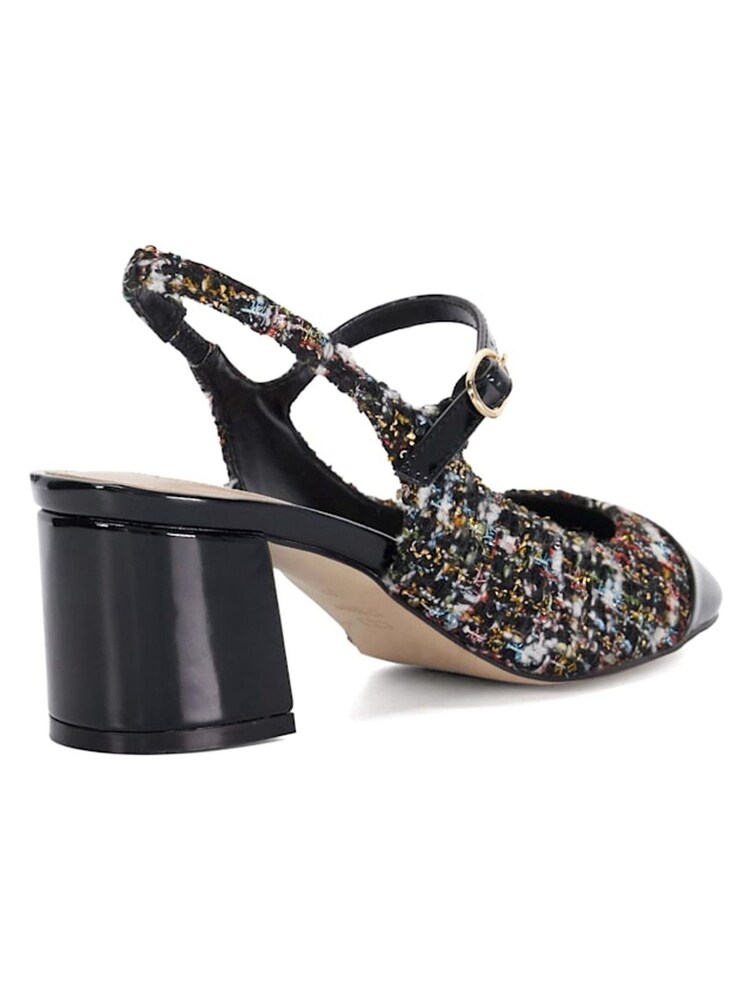 Dune London Black Devised Toe Cap Slingback Shoes - Image 2 of 5 Dune London Black Devised Toe Cap Slingback Shoes - Image 2 of 5