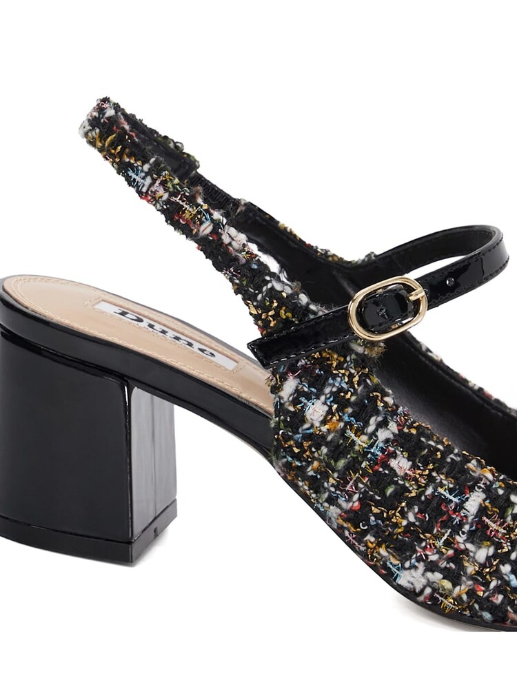 Dune London Black Devised Toe Cap Slingback Shoes - Image 5 of 5 Dune London Black Devised Toe Cap Slingback Shoes - Image 5 of 5