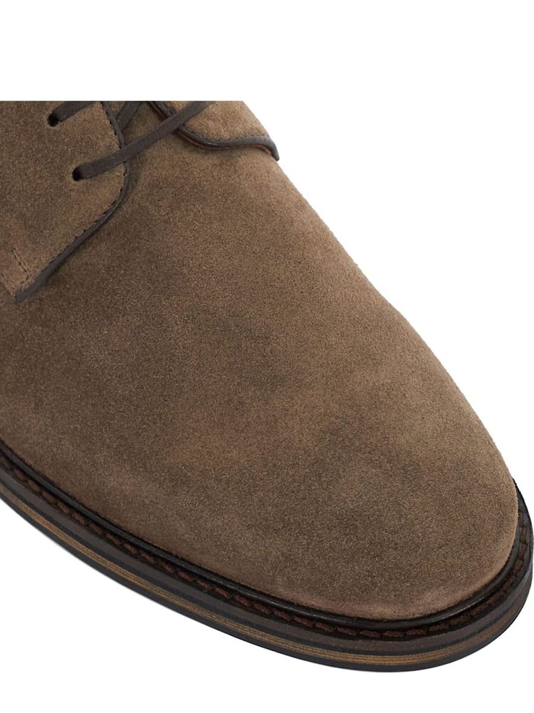 Dune London Brown Barrett Lace Up Gibson Shoes - Image 5 of 5