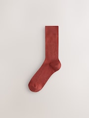 Rot/Grün/Braun - Gerippte Socken im 5er-Pack - Bild 4 von 8