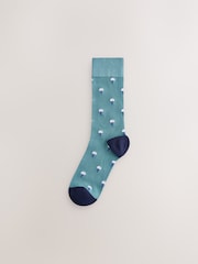 Blue Golf Pattern Modal Signature Socks 4 Pack - Image 8 of 11