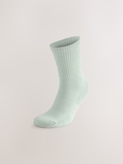 White/Green/Blue Coloured Sports Socks 4 Pack - Image 3 of 9
