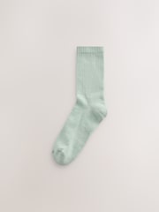 White/Green/Blue Coloured Sports Socks 4 Pack - Image 5 of 9