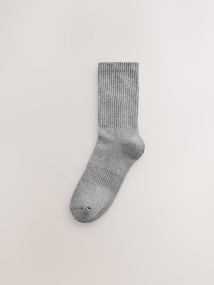 White/Green/Blue Coloured Sports Socks 4 Pack - Image 7 of 9