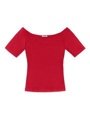 Albaray Red Bardot Top - Image 4 of 4