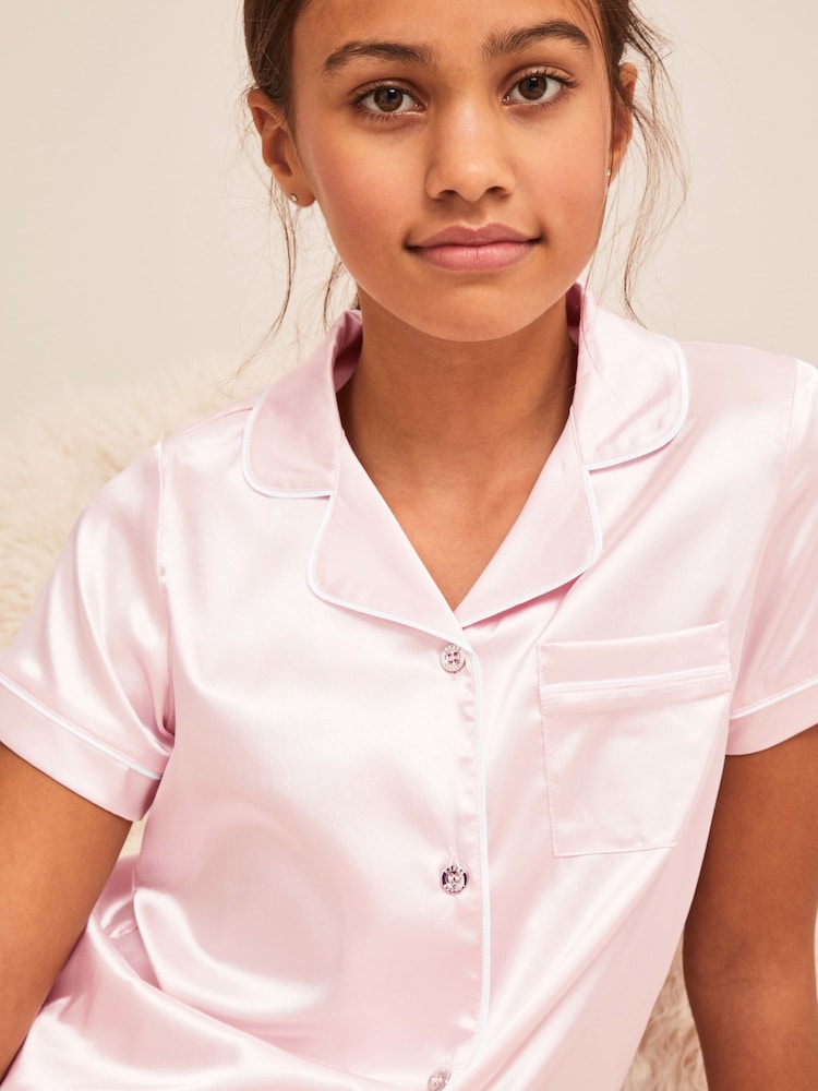 Rose - Pyjama Lipsy en satin - Image 4 de 4