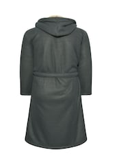 BadRhino Big & Tall Grey Waffle Borg Robe - Image 4 of 4