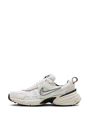 Nike Cream/Black V2K Retro Runner Trainers - Image 2 of 11