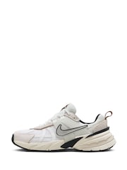 Nike Cream/Black V2K Retro Runner Trainers - Image 4 of 11
