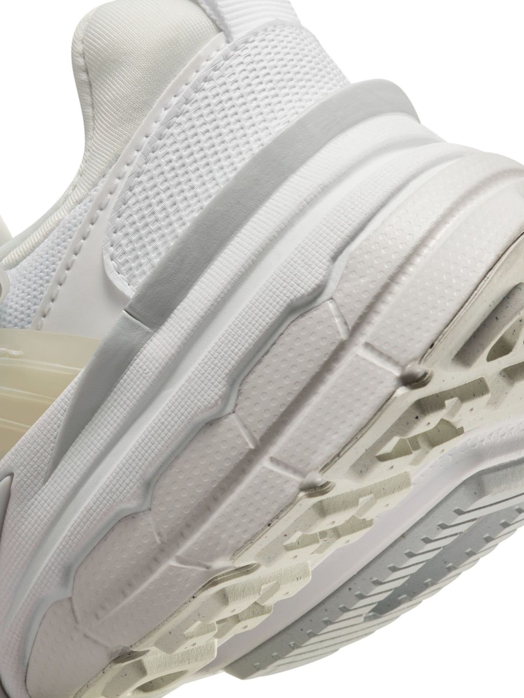 Buy Nike White/Silver V2K Retro Runner Trainers from the Next UK