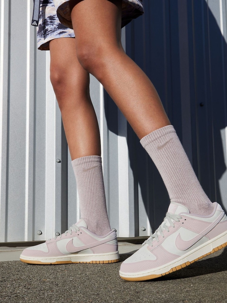 Roze/crème - Nike Dunk Low Trainers - Image 1 of 12