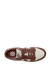Nike Brown/Cream Dunk Low Trainers - Image 6 of 11