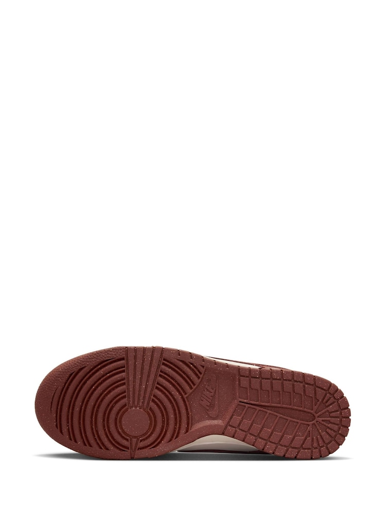 Nike Brown/Cream Dunk Low Trainers - Image 7 of 11