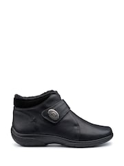 Hotter Black Extra Wide Fit Muse Touch-Fastening Boots - Image 1 of 4