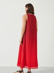 Hush Red Molly Ombre Pleat Maxi Dress - Image 3 of 5
