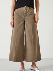 Hush Green Ella Wide Leg Cropped Jeans - Image 2 of 5