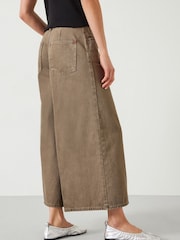 Hush Green Ella Wide Leg Cropped Jeans - Image 3 of 5