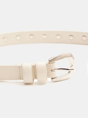 Hush White Seren Studded Leather Belt - Image 5 of 5