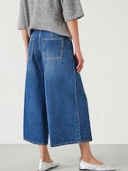 Hush Blue Ella Wide Leg Cropped Jeans - Image 3 of 5