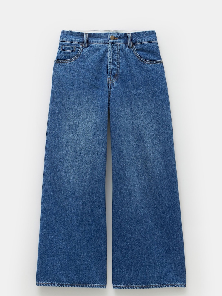 Hush Blue Ella Wide Leg Cropped Jeans - Image 5 of 5