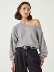 Hush Black Seren Studded Leather Belt - Image 1 of 4