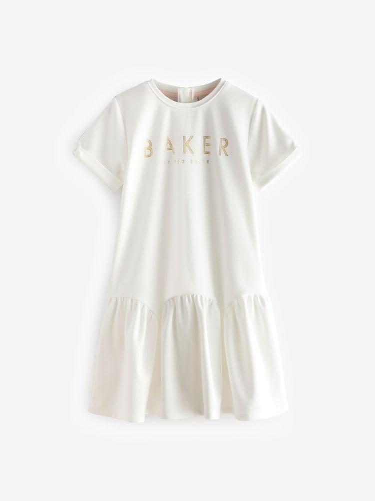 Baker by Ted Baker Peplum Hem Ponte Dress - Image 6 of 10