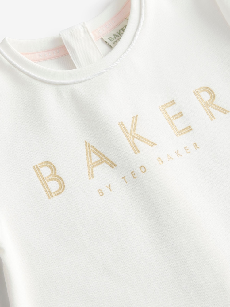 Baker by Ted Baker Peplum Hem Ponte Dress - Image 8 of 10