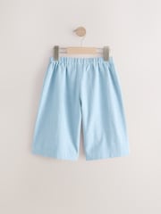 Blue Denim 100% Cotton Wide Leg Trousers (3mths-7yrs) - Image 2 of 4