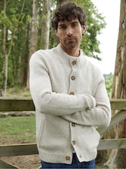 Chaqueta tipo cárdigan de punto con botones de Threadbare - Imagen 1 de 4