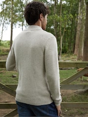 Chaqueta tipo cárdigan de punto con botones de Threadbare - Imagen 2 de 4