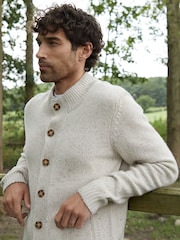 Chaqueta tipo cárdigan de punto con botones de Threadbare - Imagen 3 de 4