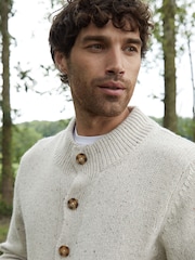 Chaqueta tipo cárdigan de punto con botones de Threadbare - Imagen 4 de 4