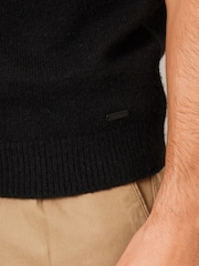 Threadbare Black V-Neck Knitted Vest - Image 5 of 5
