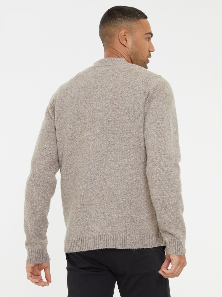 Nevtralno - Threadbare Pleten gumb gor pletena jopa - Slika 2 iz 4 Nevtralno - Threadbare Pleten gumb gor pletena jopa - Slika 2 iz 4