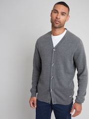 siva - Threadbare Bombaž Blend Pletena pletena jopa - Slika 1 iz 4