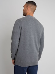 siva - Threadbare Bombaž Blend Pletena pletena jopa - Slika 2 iz 4