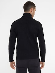 Threadbare Cable Knit Roll Neck Jumper - Imagen 2 de 4