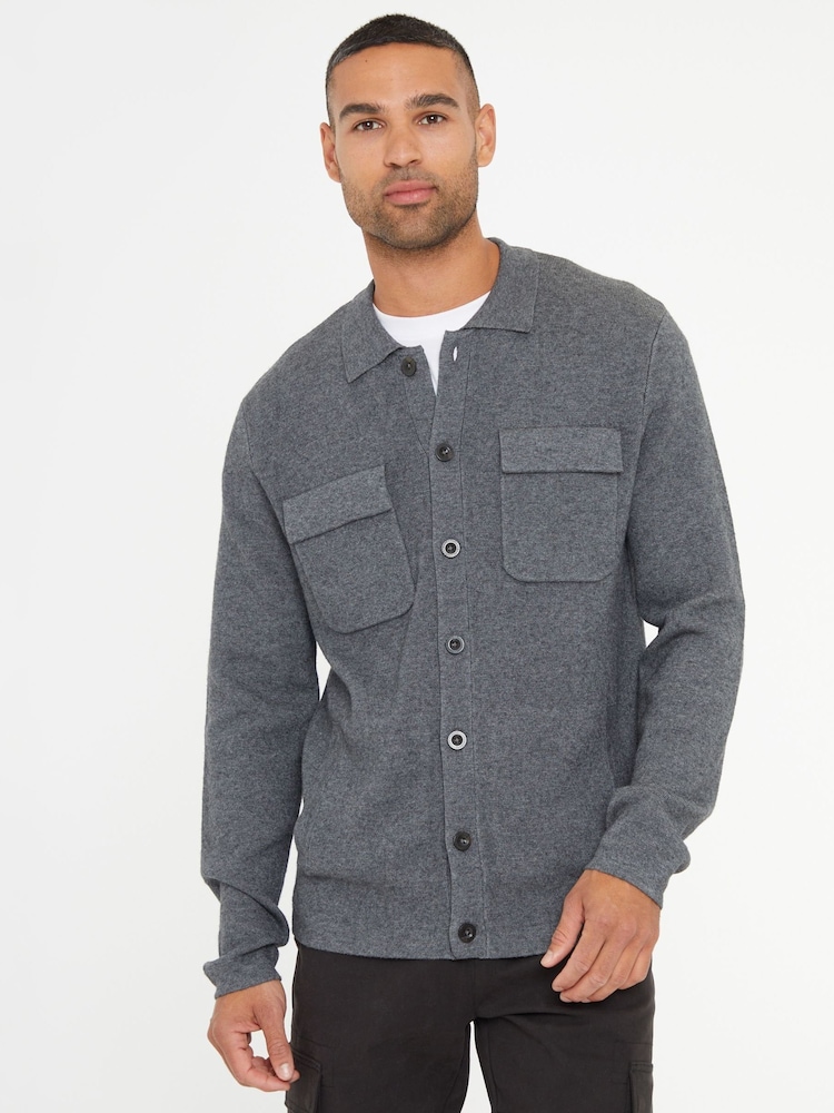 siva - Threadbare dolg rokav; z dolgimi rokavi Pletene srajce - Slika 1 iz 4 siva - Threadbare dolg rokav; z dolgimi rokavi Pletene srajce - Slika 1 iz 4