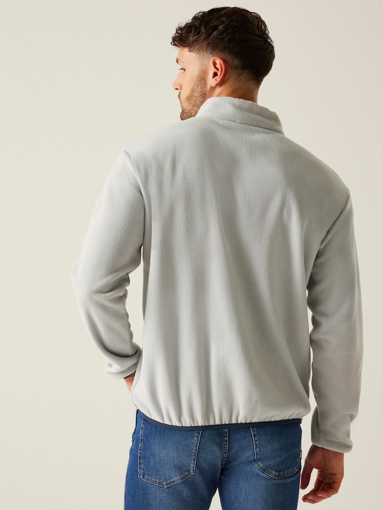 Regatta Grey Mens Frankie Half Zip Fleece - Image 2 of 7